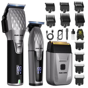 FADEKING front view of cordless clipper showing ergonomic grip and controls for precise cutting