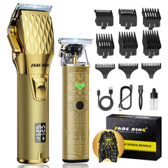 FADEKING clipper front view showing controls and charging port for reliable use
