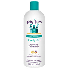 Fairy Tales Curly Q front bottle showing product and benefits