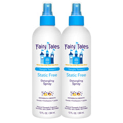 Fairy Tales bottle front view showing two-pack and clean packaging benefit