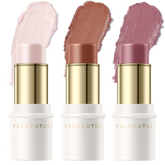 Falocutus front packaging showing three sticks, convenient travel benefit