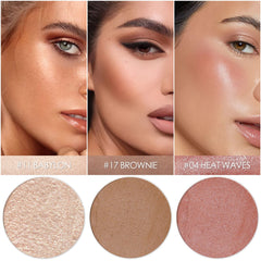 Falocutus applying contour stick to cheek demonstrating quick sculpting benefit