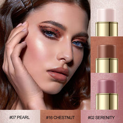 Falocutus close-up of creamy stick texture, smooth blendability benefit