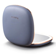 Fancii Mila 2 front open showing dual mirrors and benefits for precise makeup