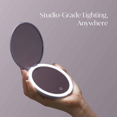 Fancii Mini Taylor LED lights on demonstrating adjustable color-accurate lighting