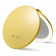 Fancii Taylor front view in marigold showing sleek compact and style benefit