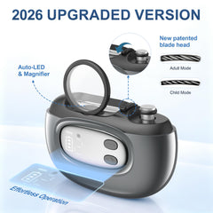 FANGLEI removable magnifier attached to help seniors see nail edges clearly benefit