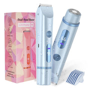 FANKRUAI front view of blue trimmer showing compact ergonomic design and portability