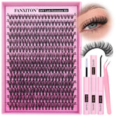 FANXITON front packaging showcasing full lash cluster kit convenience