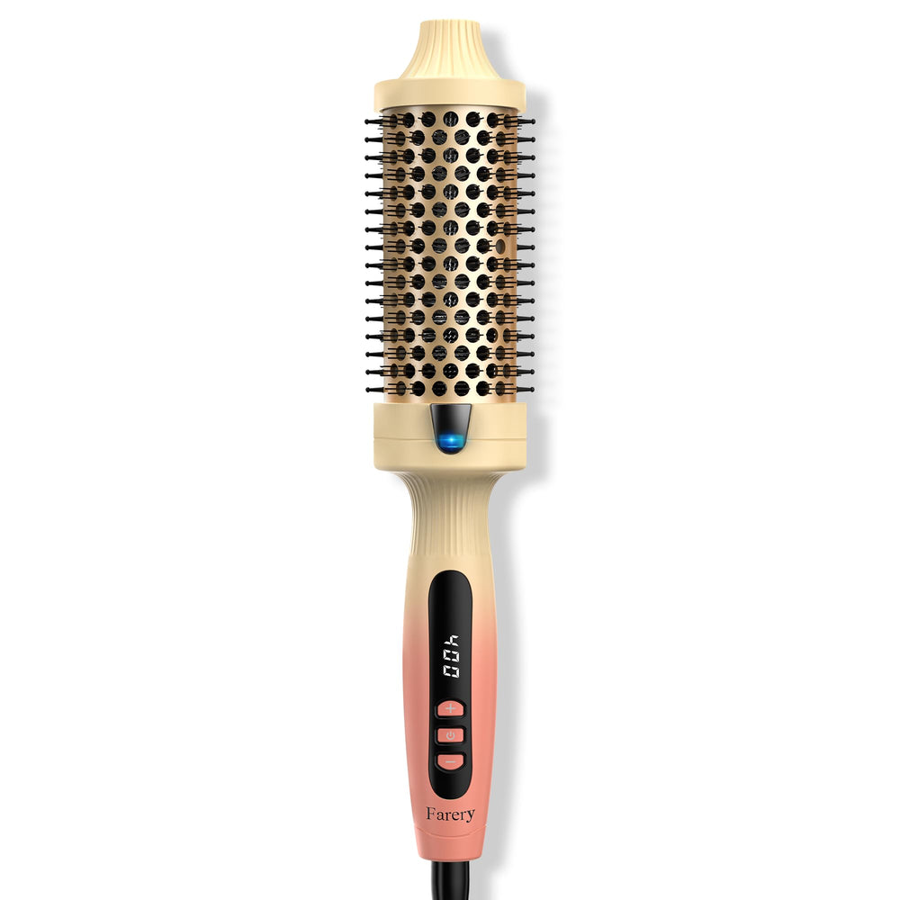 FARERY front view showing brush shape and barrel for easy styling benefit