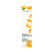 Farmacy bottle front packaging showing brightening serum benefits