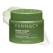 Farmacy jar front view showing label and packaging, conveys gentle removal