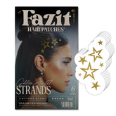 Fazit front packaging showing golden starlet glitter patches and easy application