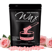 FEAMIRIA front packaging 2.5lb rose hard wax beads shows bulk supply benefit