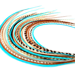 Feather Headz front packaging showing kit contents and vibrant colors