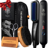 FEBOTE front view of straightener kit showing tools and benefits