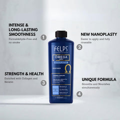 Felps Professional applied in salon on sectioned hair demonstrating efficient professional use