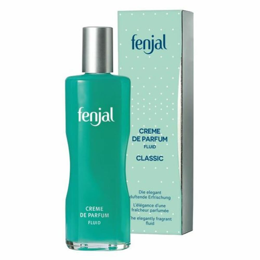 Fenjal Miss Fenjal Classic front bottle shown on vanity for elegant display