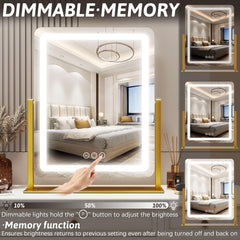 FENNIO LED edge detail highlighting bright uniform lighting for accurate makeup application