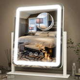FENNIO front view showing full mirror and balanced lighting benefit
