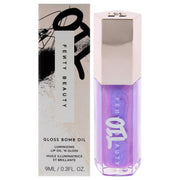 FENTY BEAUTY tube front view showing Miss Jellyfish glossy pink shine and lightweight benefit