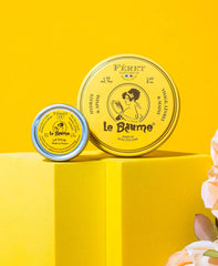 Feret Parfumeur close-up of balm texture highlighting silky moisturizing finish