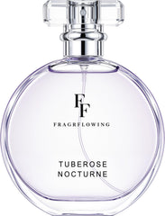 FF FRAGRFLOWING front bottle showing elegant lavender glass for classy gifting