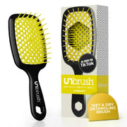 FHI Heat front view of UNbrush showing shape and bristle pattern for easy detangling