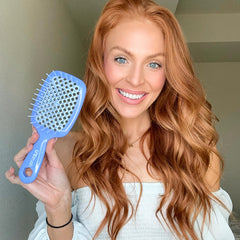 FHI Heat UNbrush handle profile showing ultra-light ergonomic grip for comfortable styling
