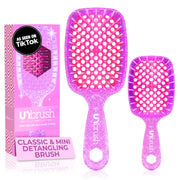 FHI Heat UNbrush Original front view showing paddle and ergonomic handle benefit gentle styling