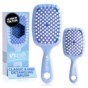 FHI Heat UNbrush Original front view showing brush shape and benefits lightweight control
