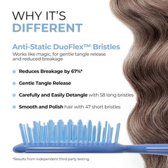 FHI Heat UNbrush vented back detail showing airflow design for quicker blow-dry benefit