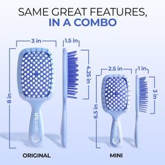 FHI Heat UNbrush vented cushion detail that speeds drying and reduces heat exposure