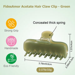 FidesAmor acetate texture close-up displaying smooth surface and hypoallergenic benefit