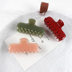 FidesAmor clip in use for half-up style, comfortable all-day wear