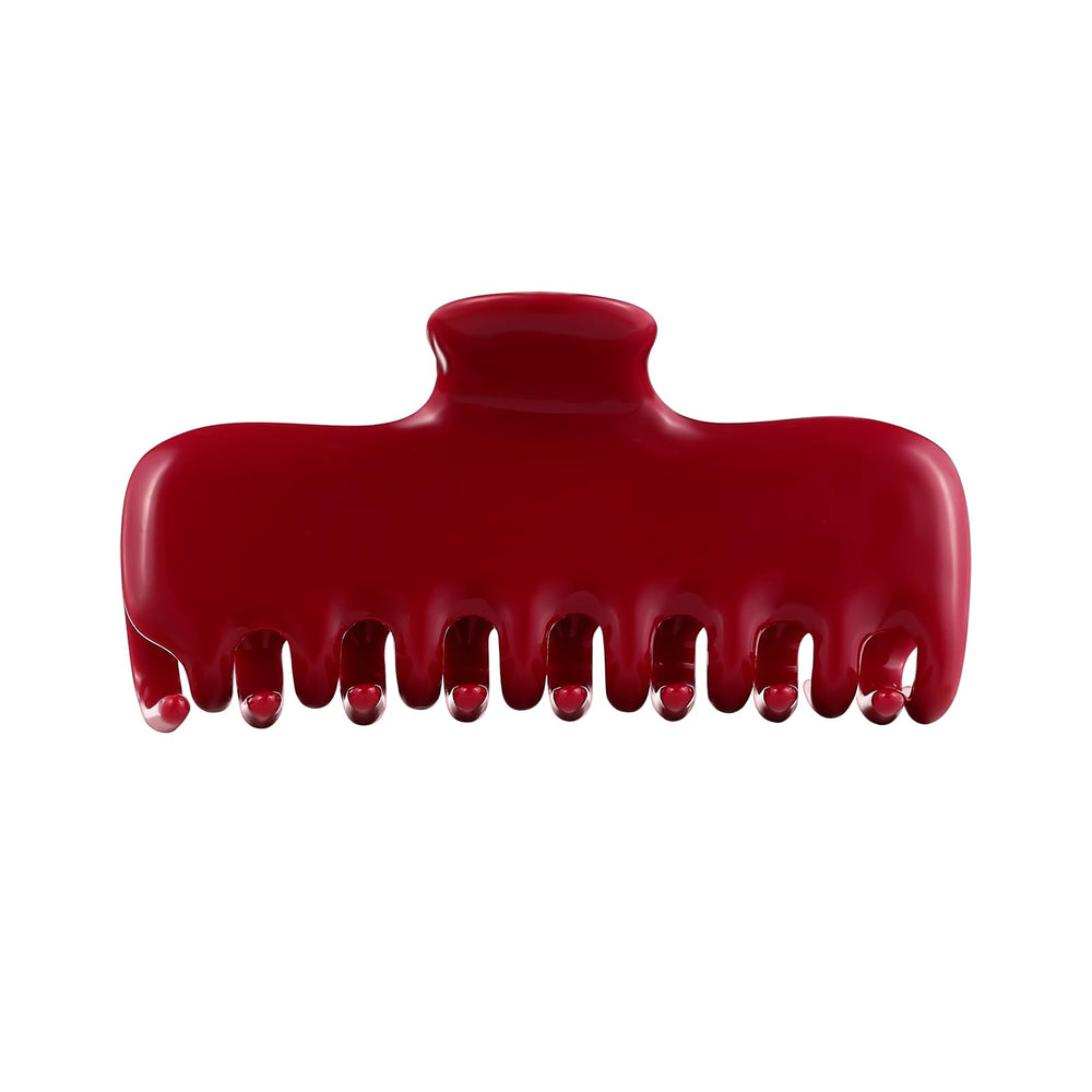 FidesAmor red rectangular clip front view, polished look and secure hold