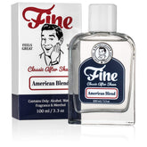 Fine American Blend front bottle showing clean packaging and classic design benefit of clear branding