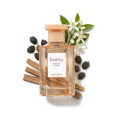 Fine'ry front bottle view showing elegant minimal design and perfume benefit