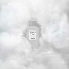 Fine'ry mist sprayed on wrist demonstrating long-lasting application
