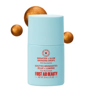 First Aid Beauty front packaging showing the bronzing drops and benefits