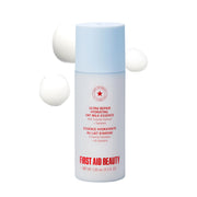 First Aid Beauty front bottle showing product and soothing oat benefits