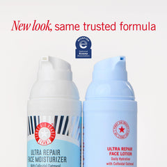 First Aid Beauty lotion texture close-up highlighting fast absorption