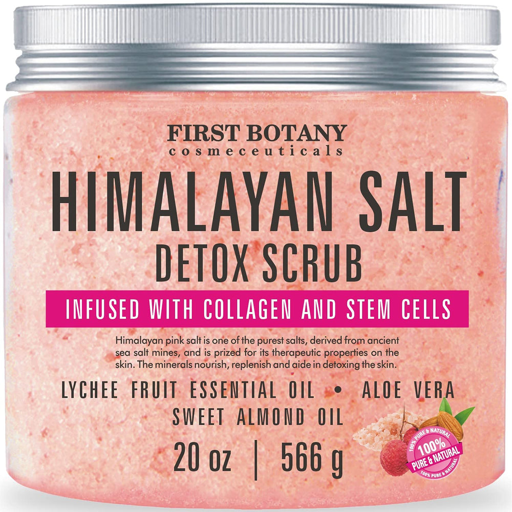 First Botany front jar label showing product name and 20 oz size, clear ingredient benefit