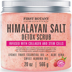First Botany front jar label showing product name and 20 oz size, clear ingredient benefit