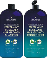First Botany front packaging showing shampoo and conditioner for gentle daily care