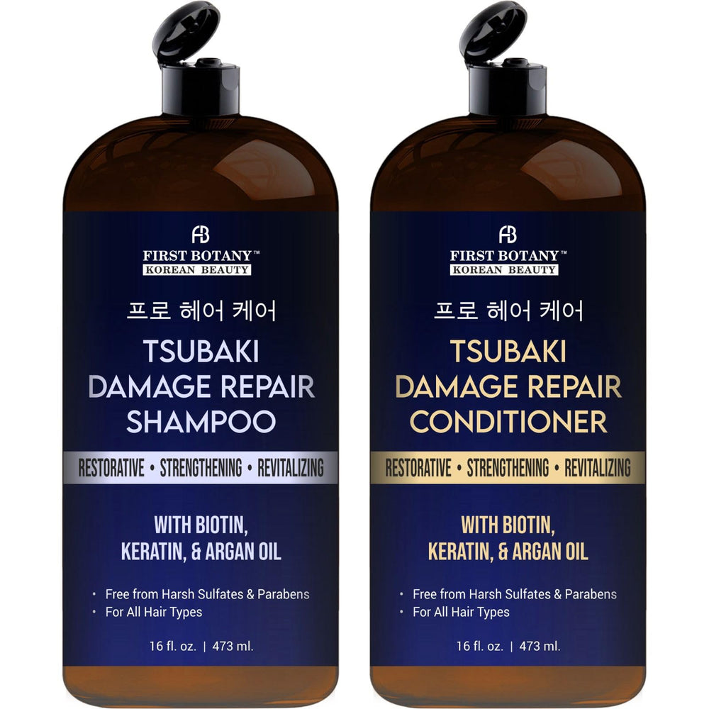 First Botany front packaging showing both bottles and repair benefits