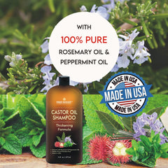 First Botany label close-up highlighting botanical ingredients for scalp care