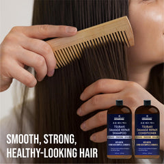 First Botany shampoo lather detail demonstrating gentle cleansing foam