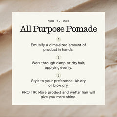 Combed slick style created with Firsthand Supply for controlled low shine