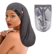Fittia front view long bonnet showing roomy fit and protective shape